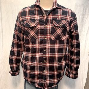 Wrangler Sherpa lined plaid jacket!